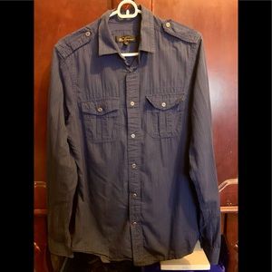 Navy Blue Button Down